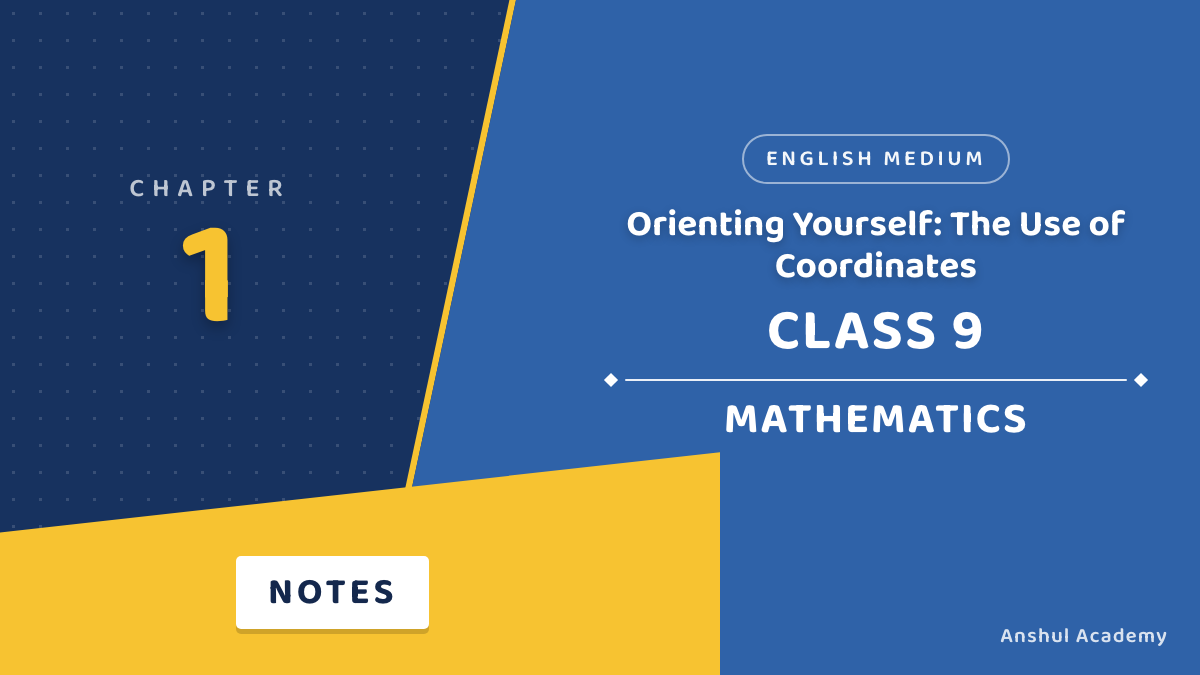 Class 9 Mathematics Chapter 1 Orienting Yourself Notes in English
