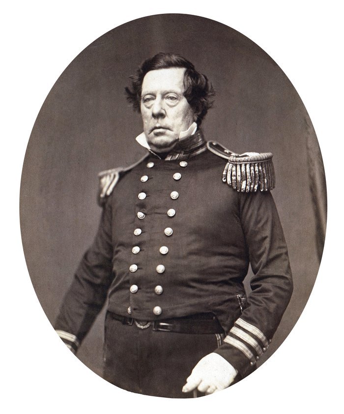 Figure 1 : Commodore Matthew Perry, whose 1853 expedition forced open Japan's ports and set off the chain of events leading to the Meiji Restoration.