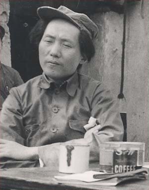 Figure 5 : Mao Zedong at Yan'an, the CCP's base after the Long March, from where he developed the party's peasant-based revolutionary programme.