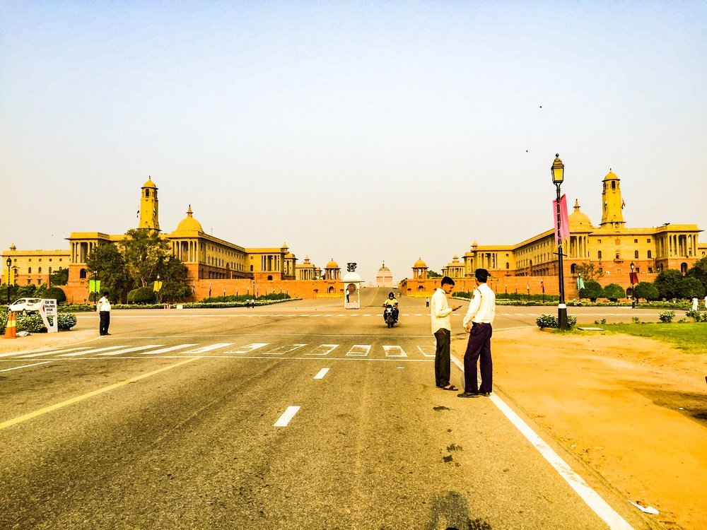 चित्र 1 · राष्ट्रपति भवन, नई दिल्ली, भारत के राष्ट्रपति का आधिकारिक निवास · चित्र: IM3847 / Wikimedia Commons / CC BY-SA 4.0